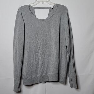 Ideology long sleeve pull over sweatshirt gray sz 2X